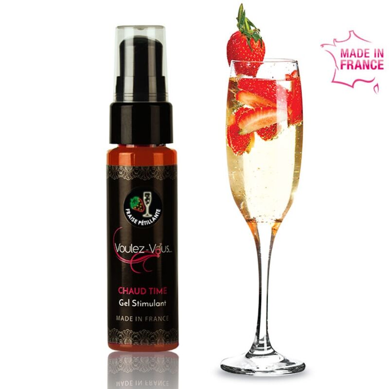 VOULEZ-VOUS - STIMULATING GEL - CAVA & AND STRAWBERRIES FLAVOUR - 30 ML - 53Xshop