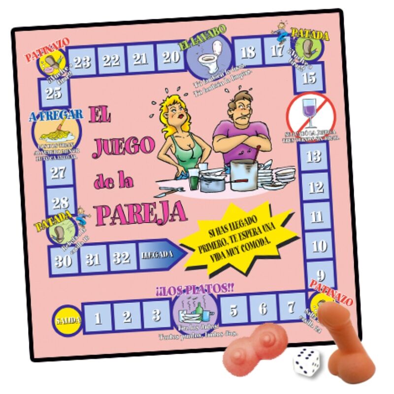 INEDIT - THE COUPLE'S GAME (MEASURE: 33.5 X 33.5CM) - 53Xshop
