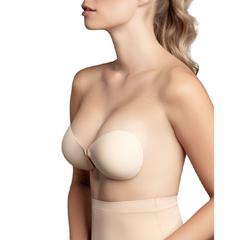 BYE-BRA - BRA INVISIBLE BLACK CUP A - 53Xshop