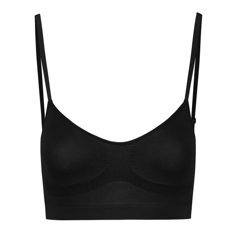 BYE-BRA - MEDIUM CONTROL BRA SEAMLESS BLACK SIZE S - 53Xshop