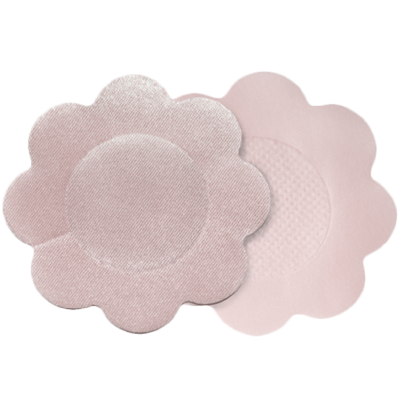 BYE-BRA - FLOWER NIPPLE CUPS PACK 3 UNITS SIZE M - 53Xshop