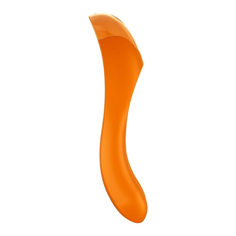 SATISFYER - CANDY CANE FINGER VIBRATOR ORANGE - 53Xshop