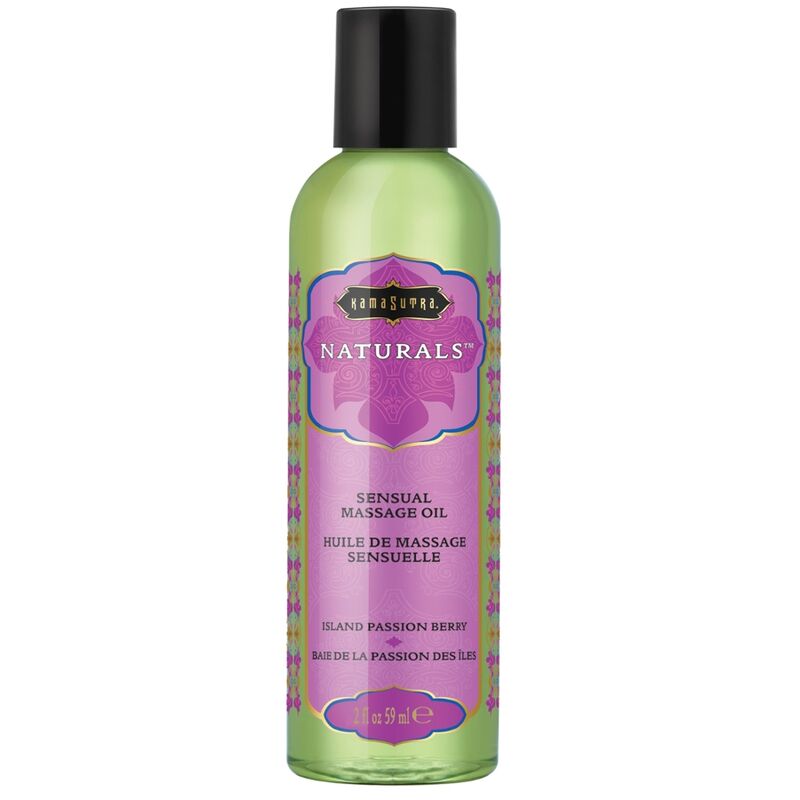 KAMASUTRA - NATURAL MASSAGE OIL ISLAND PASSION BERRY 59 ML - 53Xshop