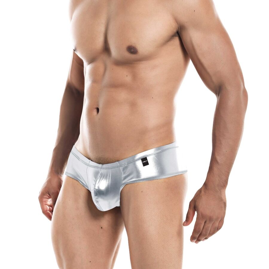 CUT4MEN - CHEEKY BRIEF SILVER L - 53Xshop