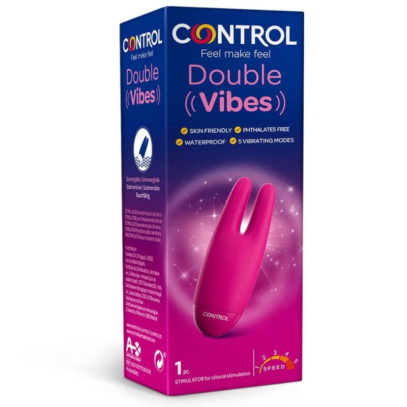 CONTROL - DOUBLE VIBES STIMULATOR - 53Xshop
