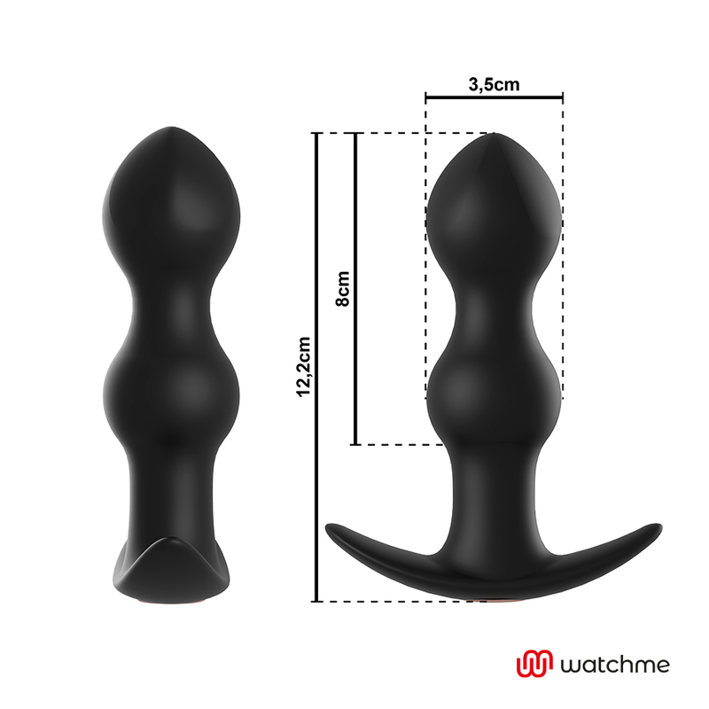 ANBIGUO - WATCHME REMOTE CONTROL PLUG ANAL VIBRATOR TIBERIO - 53Xshop