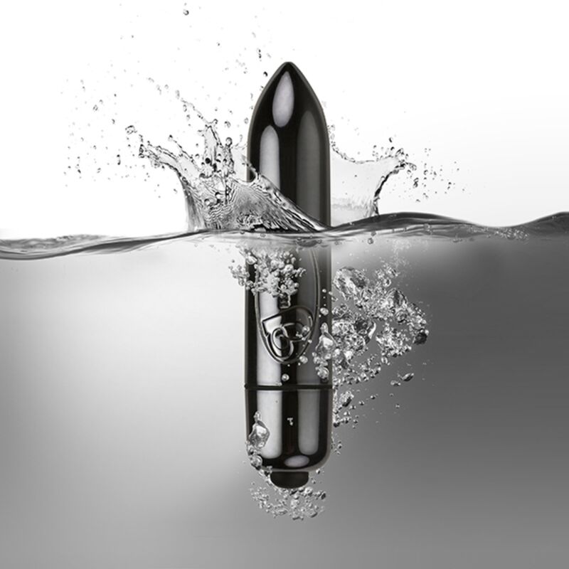 ROCKS-OFF - VIBRATING BULLET RO-80MM MIDNIGHT METAL - 53Xshop