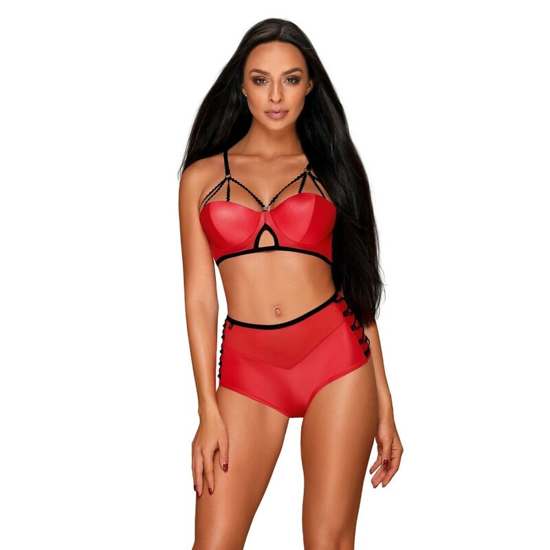 OBSESSIVE - LEATHERIA SET TWO PIECES S/M - 53Xshop