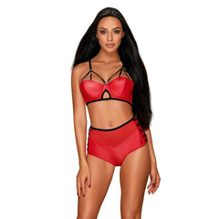 OBSESSIVE - LEATHERIA SET TWO PIECES S/M - 53Xshop