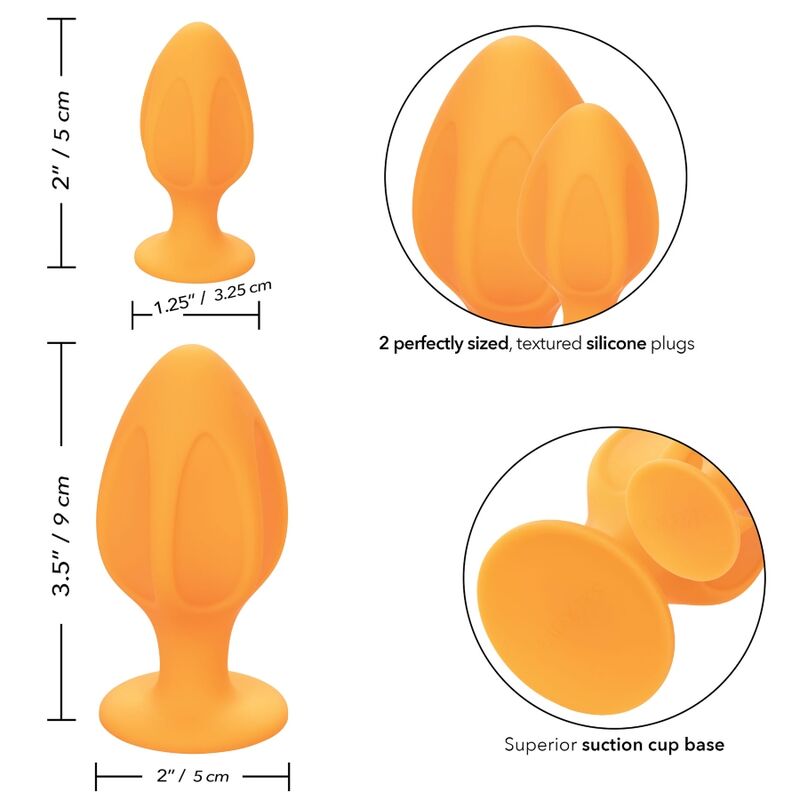 CALEXOTICS - CHEEKY BUTTPLUG ORANGE - 53Xshop