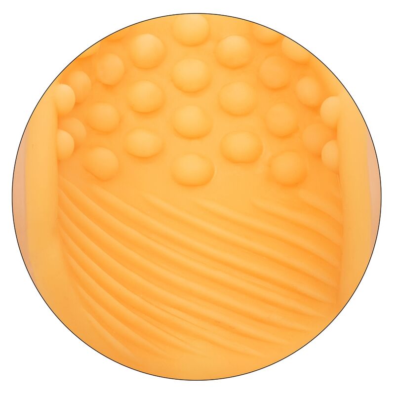 CALEXOTICS - BEADED GRIP MASTURBATOR ORANGE - 53Xshop