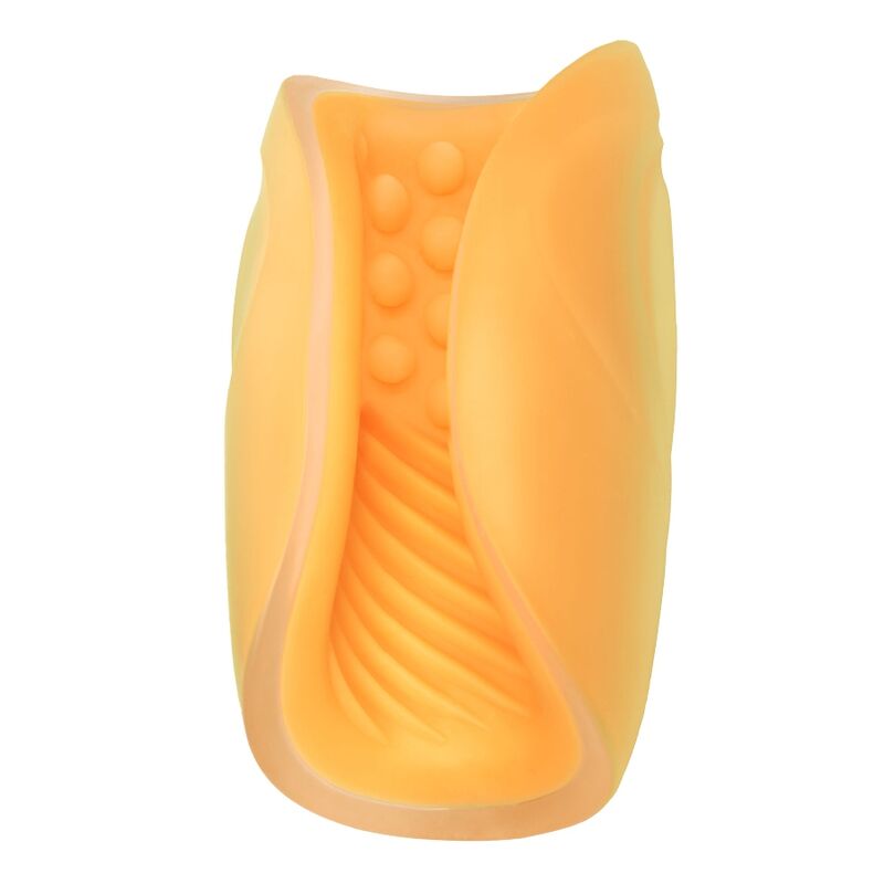 CALEXOTICS - BEADED GRIP MASTURBATOR ORANGE - 53Xshop