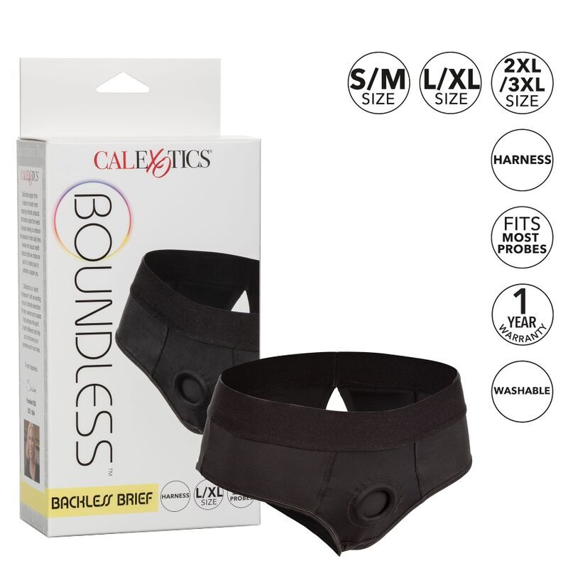 CALEXOTICS - BOUNDLESS BACKLESS BRIEF S/M - 53Xshop