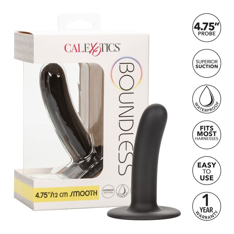 CALEXOTICS - BOUNDLESS DILDO 12 CM HARNESS COMPATIBLE SMOOTH - 53Xshop