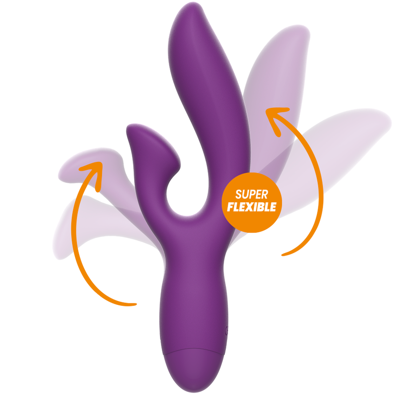 REWOLUTION - REWOFUN FLEXIBLE VIBRATOR WITH RABBIT - 53Xshop