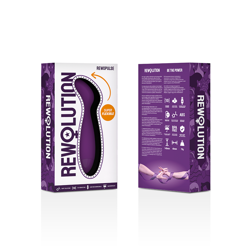 REWOLUTION - REWOPULSE FLEXIBLE VIBRATOR G-POINT STIMULATOR - 53Xshop