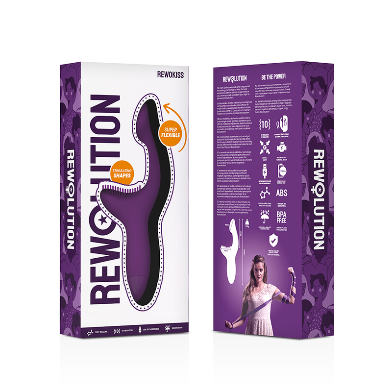 REWOLUTION - REWOKISS VIBRATOR POINT TO STIMULATOR - 53Xshop