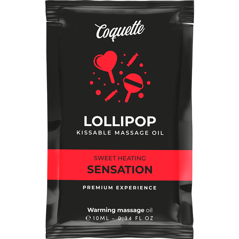 COQUETTE CHIC DESIRE - POCKET LOLLIPOP KISSABLE MASSAGE OIL HEATING SENSATION 10 ML - 53Xshop