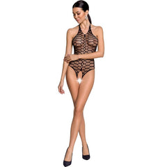 PASSION - WOMAN BS087 BLACK BODYSTOCKING ONE SIZE - 53Xshop