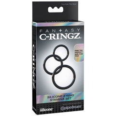 FANTASY C-RINGZ - SILICONE 3 RING STAMINA SET - 53Xshop