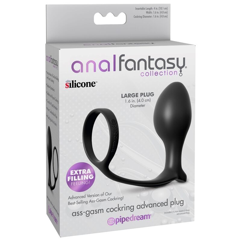 ANAL FANTASY - COLLECTION ASS-GASM ADVANCED RING WITH ANAL PLUG - 53Xshop