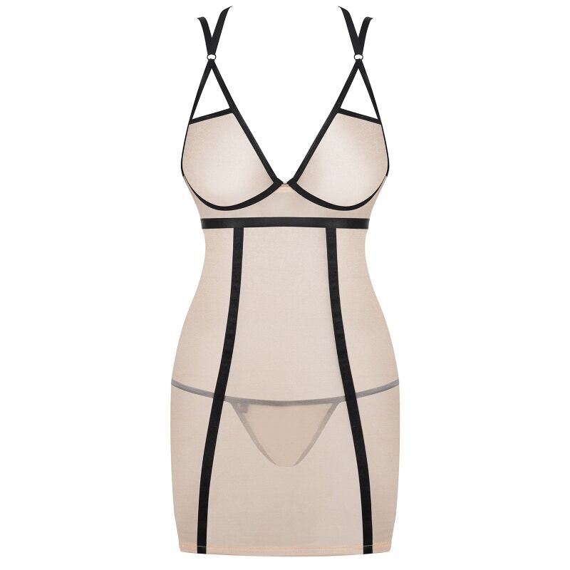 OBSESSIVE - NUDELIA CHEMISE S/M - 53Xshop