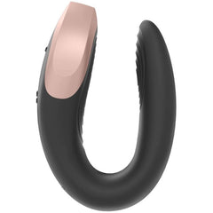 SATISFYER - DOUBLE LOVE LUXURY PARTNER VIBRATOR BLACK - 53Xshop