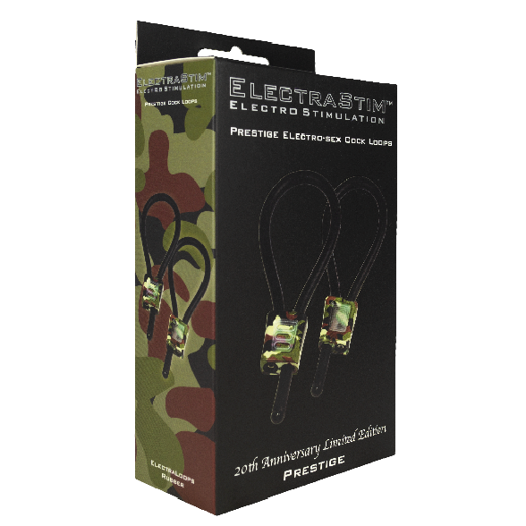 ELECTRASTIM - PRESTIGE ELECTRALOOPS ADJUSTABLE COCK RINGS CAMOUFLAGE - 53Xshop