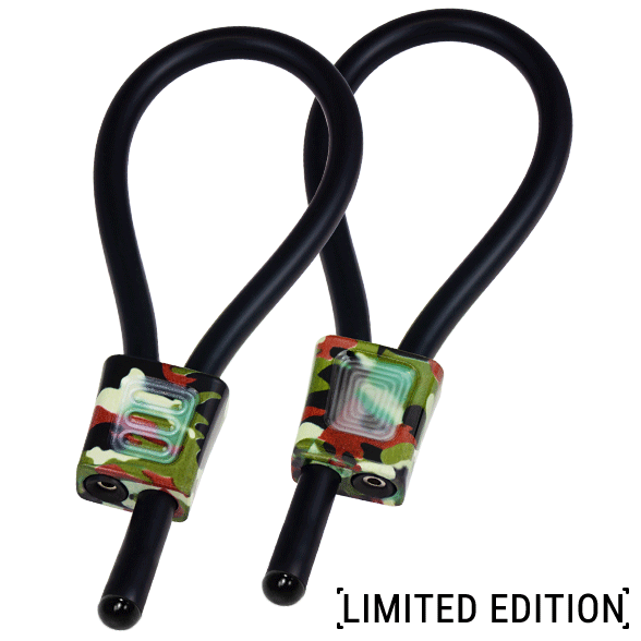 ELECTRASTIM - PRESTIGE ELECTRALOOPS ADJUSTABLE COCK RINGS CAMOUFLAGE - 53Xshop