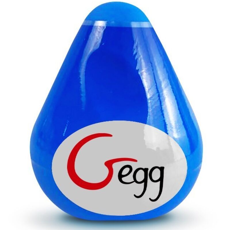 G-VIBE - REUSABLE TEXTURED MASTURBATOR EGG BLUE - 53Xshop