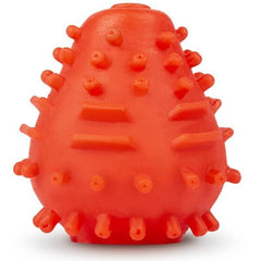 G-VIBE - REUSABLE TEXTURED MASTURBATOR EGG RED - 53Xshop