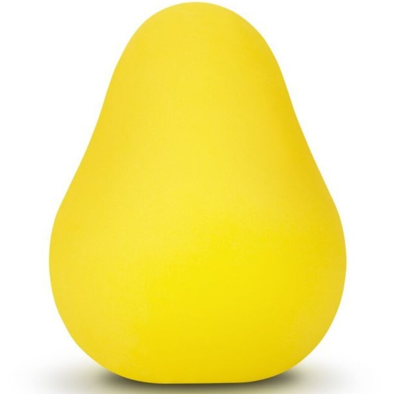 G-VIBE - REUSABLE YELLOW TEXTURED MASTURBATOR EGG - 53Xshop