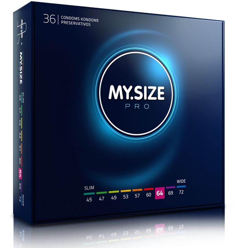 MY SIZE - PRO CONDOMS 64 MM 36 UNITS - 53Xshop