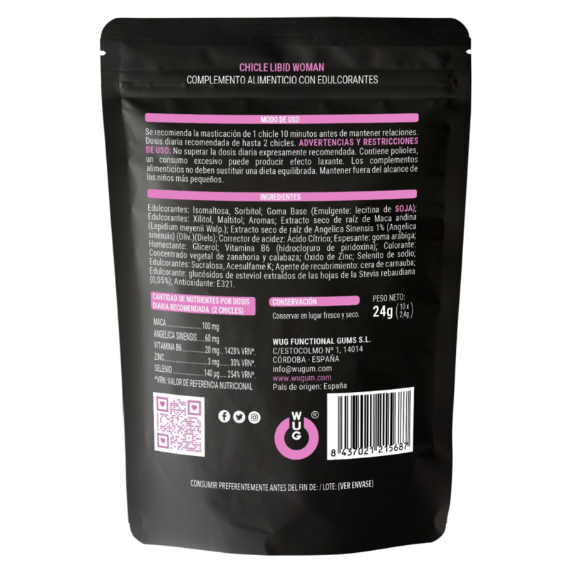 WUG SEX SENSE - LIBID WOMEN ENHANCER 10 UNITS - 53Xshop