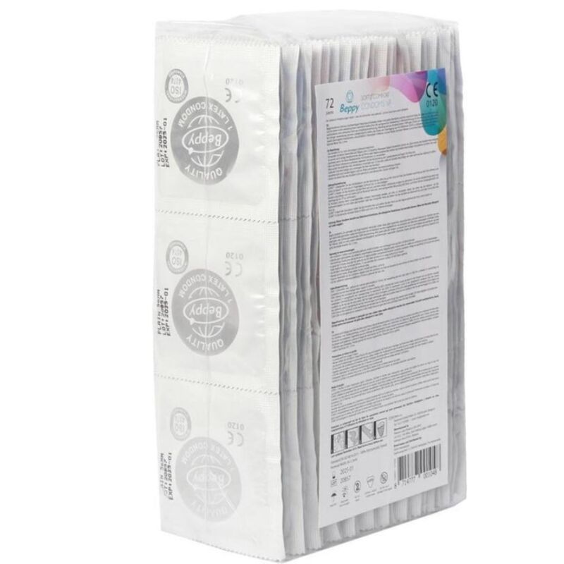 BEPPY - NATURAL CONDOMS 72 UNITS - 53Xshop