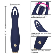 CALEXOTICS - CHIC JASMINE FLICKERING TEASER 10 SPEEDS - 53Xshop