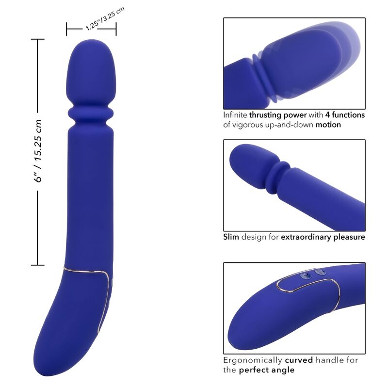 CALEXOTICS - SHAMELESS SLIM THUMPER - BLUE - 53Xshop