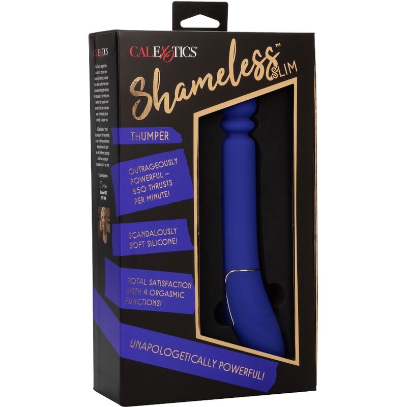 CALEXOTICS - SHAMELESS SLIM THUMPER - BLUE - 53Xshop