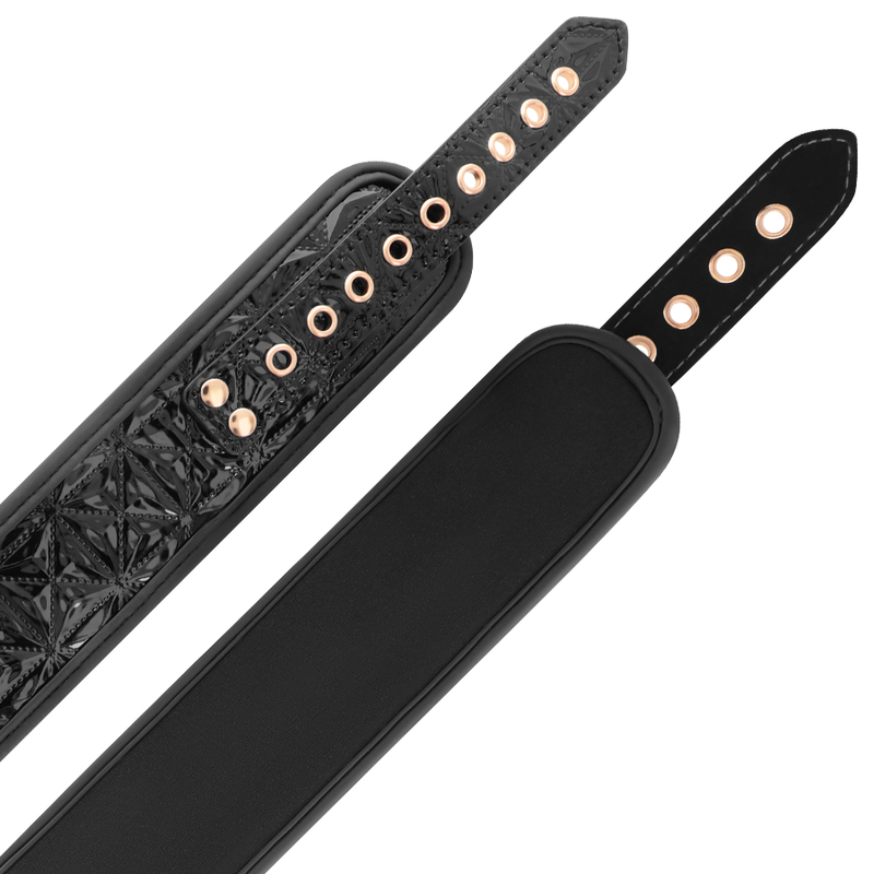 BEGME - BLACK EDITION COLLAR WITH NIPPLE CLAMPS WITH NEOPRENE LINING - 53Xshop