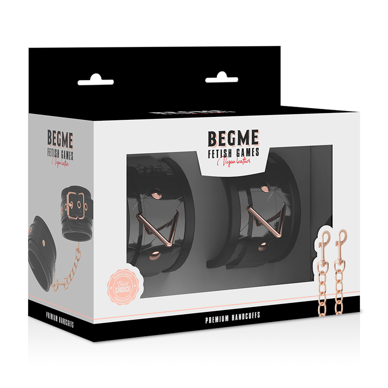 BEGME -  BLACK EDITION PREMIUM HANDCUFFS WITH NEOPRENE LINING - 53Xshop