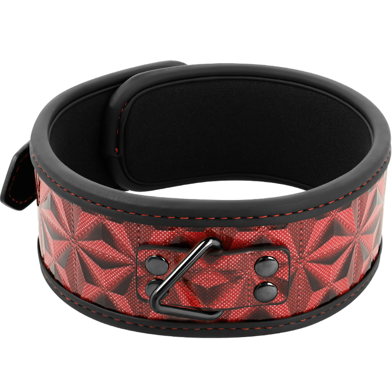 BEGME - RED EDITION PREMIUM VEGAN LEATHER COLLAR WITH NEOPRENE LINING - 53Xshop
