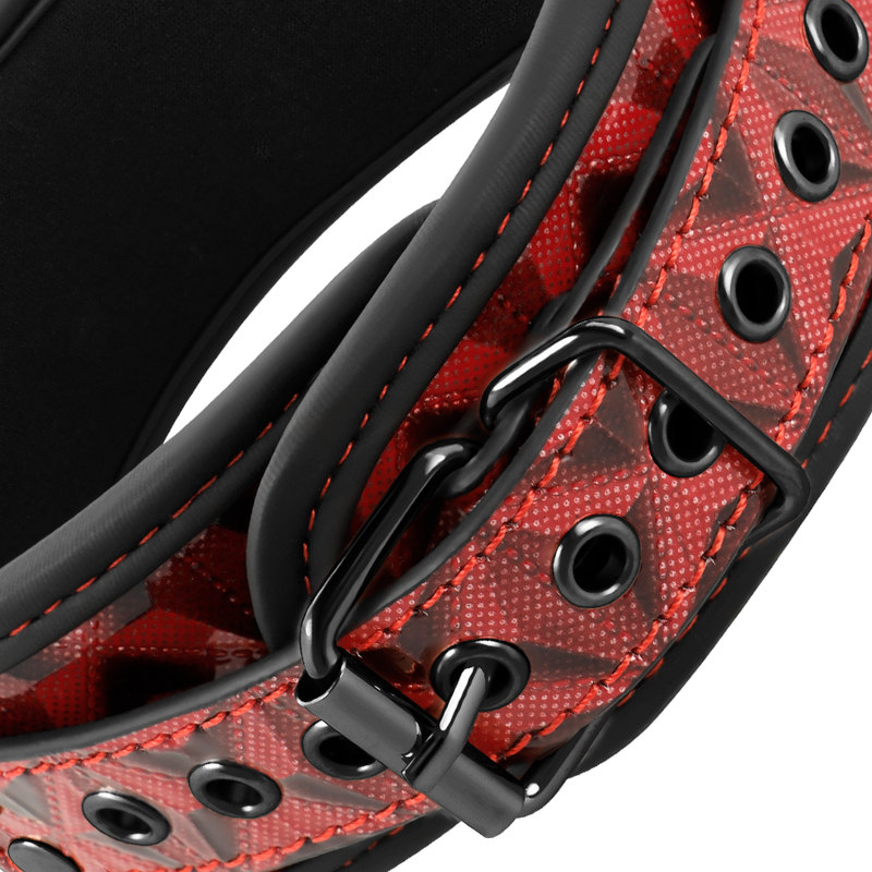 BEGME - RED EDITION COLLAR WITH NIPPLE CLAMPS WITH NEOPRENE LINING - 53Xshop