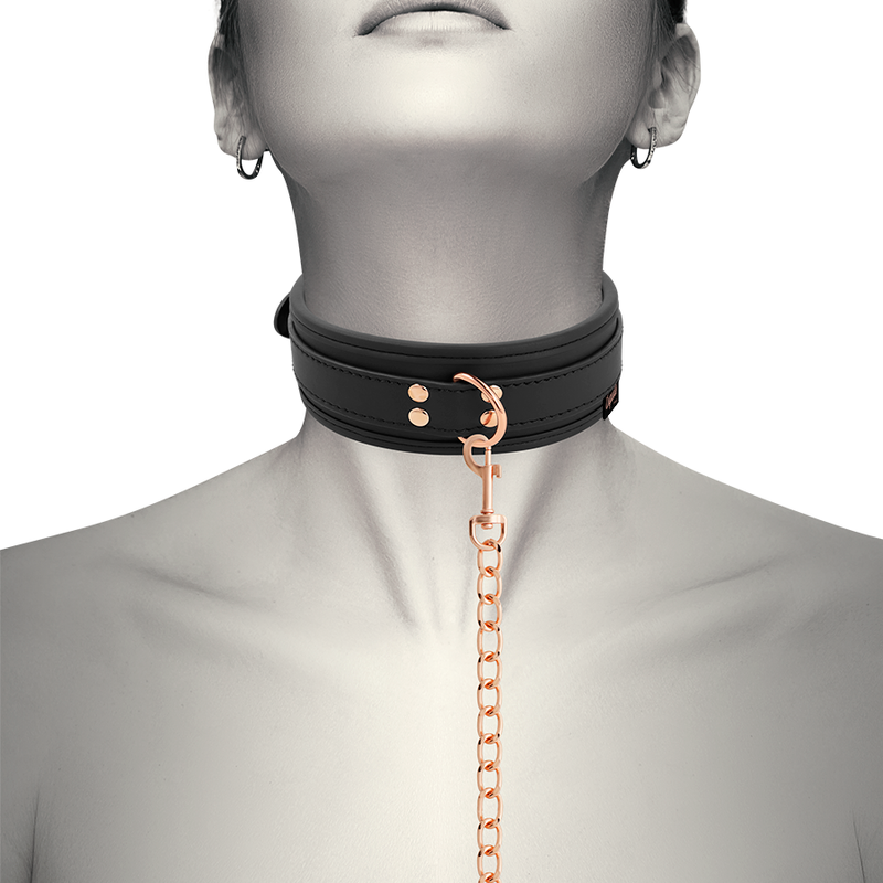 COQUETTE CHIC DESIRE - FANTASY VEGAN LEATHER COLLAR WITH NEOPRENE LINING - 53Xshop
