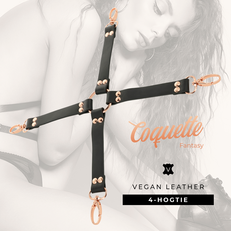 COQUETTE CHIC DESIRE - FANTASY VEGAN LEATHER HOG TIE - 53Xshop