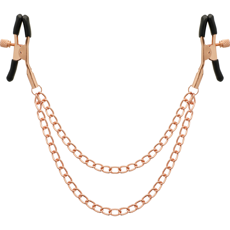 COQUETTE CHIC DESIRE - FANTASY METAL NIPPLE CLIPS WITH CHAIN - 53Xshop