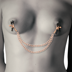COQUETTE CHIC DESIRE - FANTASY METAL NIPPLE CLIPS WITH CHAIN - 53Xshop