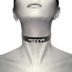 COQUETTE CHIC DESIRE - SEXY VEGAN LEATHER CHOKER - 53Xshop