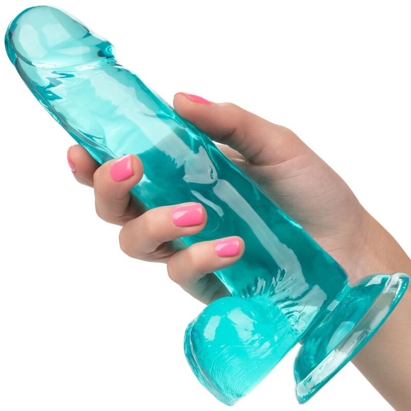 CALEXOTICS - SIZE QUEEN DILDO BLUE 15.3 CM - 53Xshop