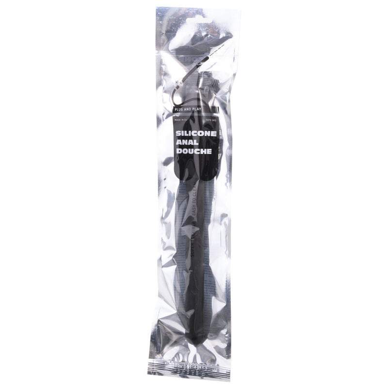 ALL BLACK - RIDGED SHOWER ANAL SILICONE 27 CM - 53Xshop