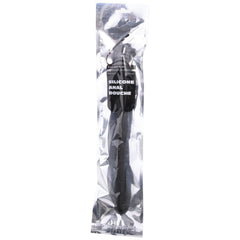 ALL BLACK - BEADED SHOWER ANAL SILICONE 27 CM - 53Xshop